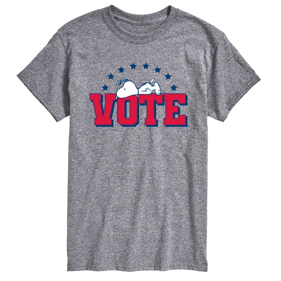 Peanuts - Vote Snoopy - Men's Short Sleeve Graphic T-Shirt