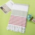 thumbnail image 2 of Clearance! SDJMa Turkish Beach Towels (71 X 38), 100% Cotton Large Soft Turkish Towel Lightweight and Quick Dry Oversized Stylish Beach Towel for Travel or Pool, 2 of 3