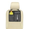 thumbnail image 1 of FH Group Hanging Car Organizer with Tissue Dispenser Beige/Black, 1 of 8