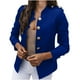 thumbnail image 2 of Chaquetas y abrigos casuales de manga larga sin capucha para mujer, de color liso, con mangas largas y botones ajustados, abrigos cortos para mujer, 2 of 5