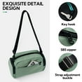 thumbnail image 3 of WATERFLY Unisex Large Capacity Multiple Pockets Travel Cross-Body Shoulder Bag,Green, 3 of 7