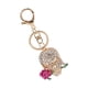 thumbnail image 4 of Llavero De Calavera, Anillos De Llave De Calavera De Flores Gancho, Diamantes De Imitación Checa, Día De La Madre, Colgante De Bolsas, Con Anillos De Llave, Colgante De Autos, 4 of 7