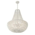 thumbnail image 6 of Crystorama Lighting Group 609 Rylee 8 Light 25" Wide Beaded Empire Chandelier - White, 6 of 7