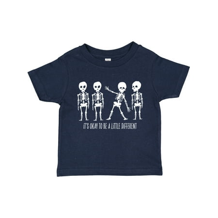

Inktastic It s Okay to Be a Little Different Skeletons Boys or Girls Toddler T-Shirt