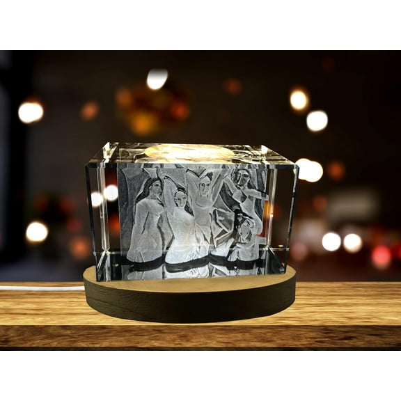 Les Demoiselles d’Avignon 3D Engraved Crystal Decor