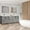 Grey, variant on Vanity Art 72 in. W Double Sink Bathroom Vanity with Ceramic Top and Two Free Mirrors