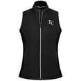 thumbnail image 2 of Women's Levelwear Black Kansas City Royals Sandra Insignia 2.0 Full-Zip Vest, 2 of 3