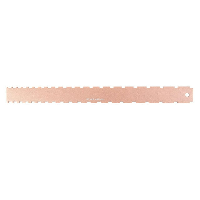 Miangastore Fingerboard Height Gauge Professional Leveling Luthier Tool Gap Ruler Guitar Set Up Tool for Electric Bass Acoustic Guitar (Golden)