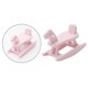 thumbnail image 4 of 2 Sillas De Caballo Mecedora En Miniatura Para 1/12 Decoración De Dormitorio De Rosa Sunnimix caballito balancín casa de muñecas, 4 of 8