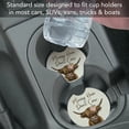 thumbnail image 6 of Thirstystone "Messy Hair Cow" Single Absorbent Stone Car Coaster, 6 of 6