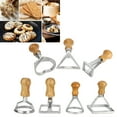 thumbnail image 2 of 7 unids/Set moldes de Bolas de Masa hervida DIY Galletas Pasteles pastelería Pasta Sello Prensa Cortador Fabricante de Galletas Pastel de Postre Molde Accesorio de Cocina Amonsee No, 2 of 5