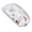 White, variant on BIMZUC Bluetooth Wireless Mouse BT1 BT2 2.4GHz 3 Mode Silent Adjustable DPI Rechargeable Transparent Mouse for PC Laptop Tablet Orange, 4.4 inches / 11 cm [cite: 13]