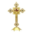 thumbnail image 4 of Figura de crucifijo de pie, colección de crucifijo de Jesús, crucifijo con soporte para oraciones, decoración del hogar, adorno coleccionable ,, 4 of 8