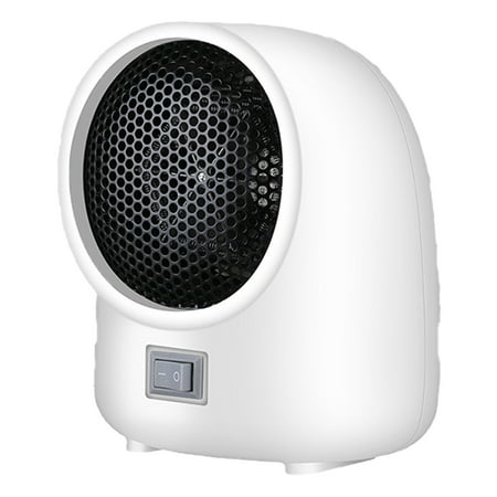 

Small Space Heater Fan Ceramic Electric Heater Fast Heating Desk Heater With Overheat Tip-Over Protection Safe for Floor Office Home