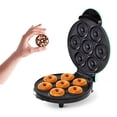 thumbnail image 1 of DASH Mini máquina para hacer donas para desayunos, aperitivos, postres y más aptos para niños, con superficie antiadherente, hace 7 donuts - Aqua, 1 of 5