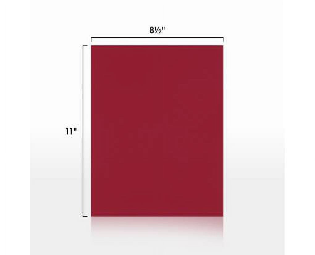 LUXPaper 8.5 x 11 Cardstock, 100 lb. Garnet Red, 500/Pack
