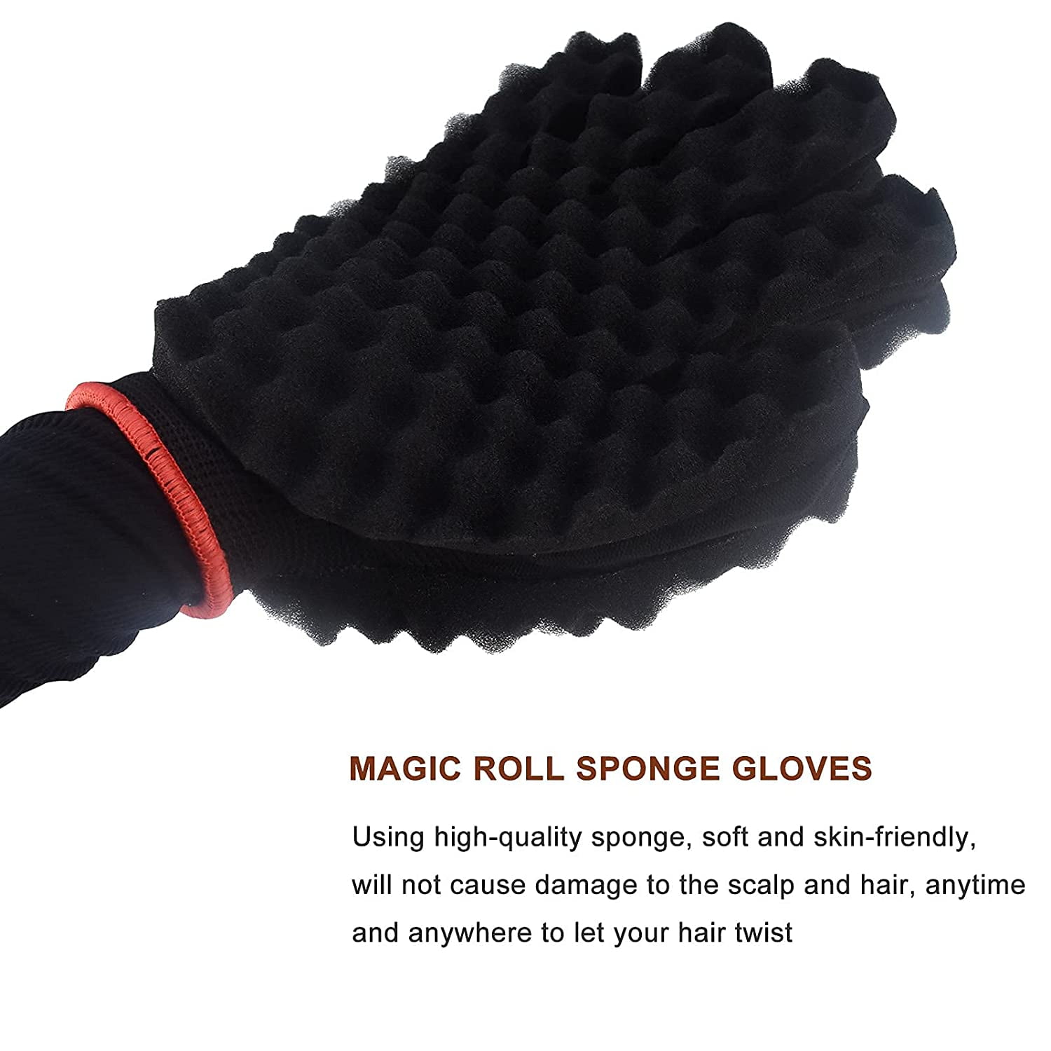 Barber Hair Curly Styling Set Magic Hair Twist Curling Sponge Glove Brush Hair Pick and Twist Sculpt Comb Walmart