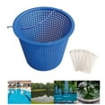 thumbnail image 1 of 1pc Pool Basket And 10 Pcs Pool Socks Pool Filter Socks Pool Socks For Basket Inground Or Above Ground Pools Cleaning Debris And Leaves, 1 of 9