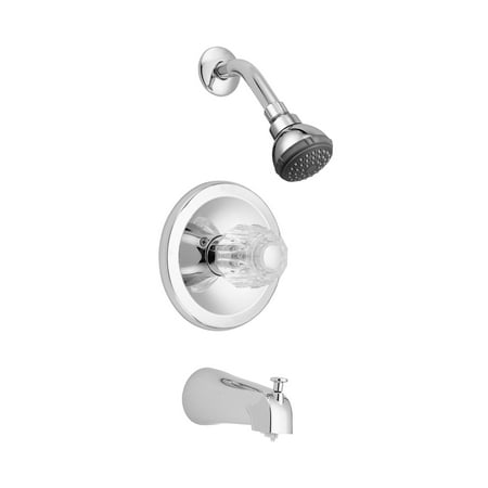 Chrome Revival Shower Faucet - LDR 013 7100CP Chrome Tub & Shower Faucet Set
