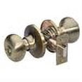 thumbnail image 2 of Master Lock BCO0305 Antique Brass Biscuit Privacy Entry Door Knob, 2 of 3