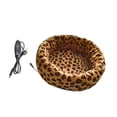 thumbnail image 3 of Almencla Pet Heating Pad Washable Plush Soft for Cat Dogs Warm Leopard print, 3 of 8