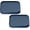 Navy, variant on Caraway Silicone Base Stackable Drip Catching Heat-Resistant Non-Slip Spoon Rest Perracotta Set of 2
