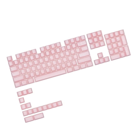 Semi Transparents Inspireds 120 ABS Keycap Set Original Height Comfort Double Shot Injections for Mechanical Keyboar