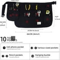 thumbnail image 2 of Giyblacko Half Length Apron With Integrated Hardware Tool Storage Pouch And Waist Pack Multi Compartment Organizer For DIY Enthusiasts And Handymen, 2 of 8