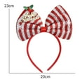thumbnail image 3 of Skegnu Christmas Digital Decoration Headband New Years Eve Headpiece Adorable Sequined Accessory For Festive Parties Celebrations Christmas Gifts, 3 of 6