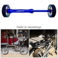 thumbnail image 4 of S SERENABLE Aluminum Alloy Bike Easy Wheel w/ Telescopic Rod Bar Rear Cargo Rack Blue, 4 of 9