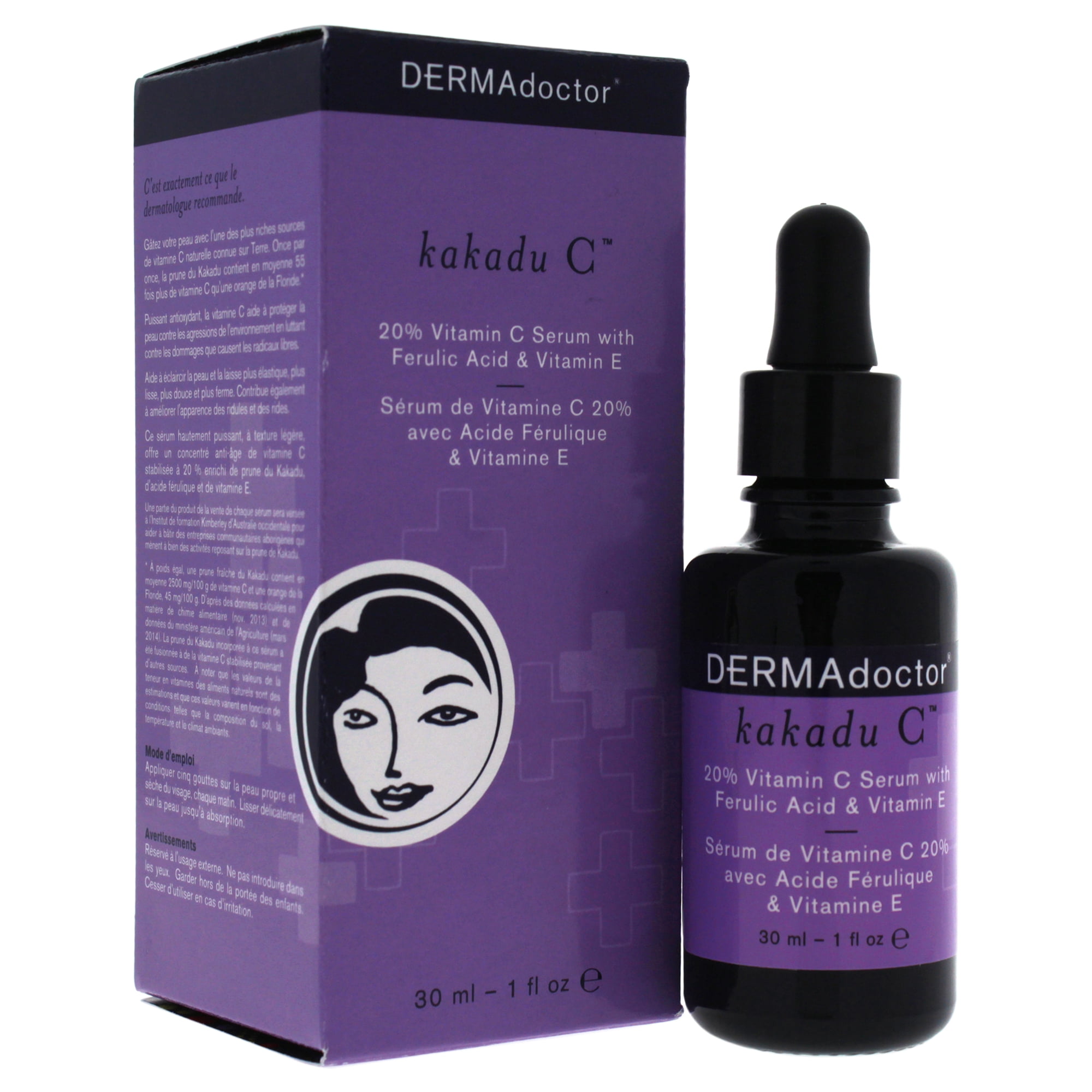 Kakadu C 20 Vitamin C Serum by DERMAdoctor for Women 1 oz Serum