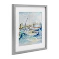thumbnail image 2 of Stupell Industries Coastal Docked Sails on Stormy Seas Gray Framed Print Under Glass, 16 x 16, by Lorenzo Collective, 2 of 8