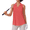 Gloss Pink, variant on PINSPARK Golf Shirts for Women Sun Protection Tennis Tank Top with Collar V Neck Racerback Athletic T-Shirt Lightweight Workout Tops Sleeveless Yoga Shirt