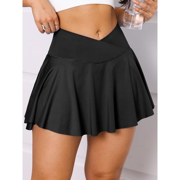 2025 Golf Skirt Women High Waist V Summer Running Outdoors Tennis Sport Skirt Pockets Fitness Casual Shorts