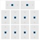 thumbnail image 3 of 50 Piezas Ethernet Placa de Salida de Pared Cat6 RJ45 Placa de Pared Jack Hembra una Hembra Ethernet Acoplador en LíNea Placas Ethernet, 3 of 5