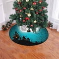 thumbnail image 2 of FMSHPON Halloween Witch Moon Xmas Christmas Tree Skirt Stand Mat for Holiday Party Decoration Indoor Outdoor 36 inches, 2 of 3