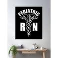 thumbnail image 2 of Pediatric Nurse - Rn Caduceus Poster Wall Art, Modern Wall Decor, 24x36 UNFRAMED, 2 of 3