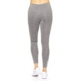 thumbnail image 3 of Expert Brand Women's Mid-Rise Full Length Leggings, Heather Charcoal, Small, 3 of 6
