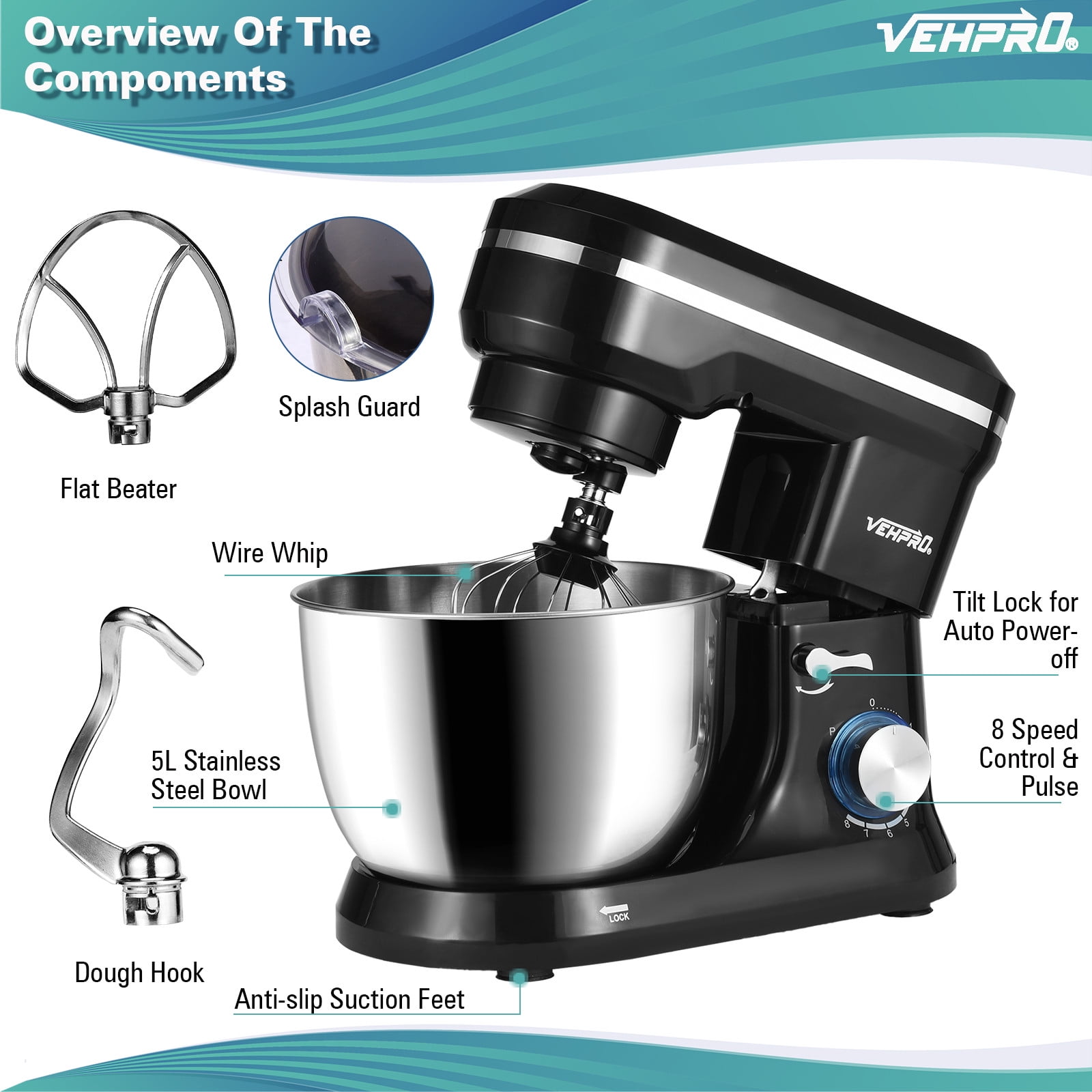 cake mixer 5l