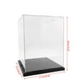 thumbnail image 5 of ZUARFY Clear Acrylic Display Box With Colorful Light Dustproof Action Figure Showcase, 5 of 13