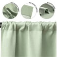 thumbnail image 3 of Mainstays Blackout Curtain Panels, Set of 4, Soft Sea, 28 in W x 63 in L, 3 of 6