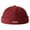 Brick Red, variant on Unisex Dome Brimless Cap, Rolled Cuff Sailor Beanie Hat for Men Women, Soft Polyester Foldable Brimless Dome Cap, Retro Docker Skull Cap for Street Wear Coffee Run Festival Commute Black