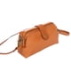 thumbnail image 2 of Bolso de mujer de piel auténtica con clip de piel de vaca de capa superior, bolso informal tipo caja de piel curtida con vegetales, bolso bandolera mini dorado con boca, 2 of 4