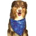 thumbnail image 6 of Naloa Blurred Star Snow Christmas Dog Bandanas 1PC Washable Triangle Dog Scarfs Premium Durable Fabric, for Small Medium Large Dogs and Cats, 6 of 6