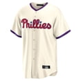 thumbnail image 3 of Uniformes de Baseball pour Hommes Philadelphia_Phillies No.28 Alec Bohm Maillot Réplique Bleu Fans Chemise d'Allée_wl, 3 of 5