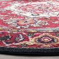 thumbnail image 3 of SAFAVIEH Monaco Vivyan Traditional Area Rug, Red/Turquoise, 5' x 5' Round, 3 of 5