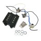 thumbnail image 3 of Pastillas para guitarra eléctrica, pastillas humbucker para guitarra, puente para bajo negro, pastilla pasiva para reemplazo de instrumentos musicales, 3 of 8