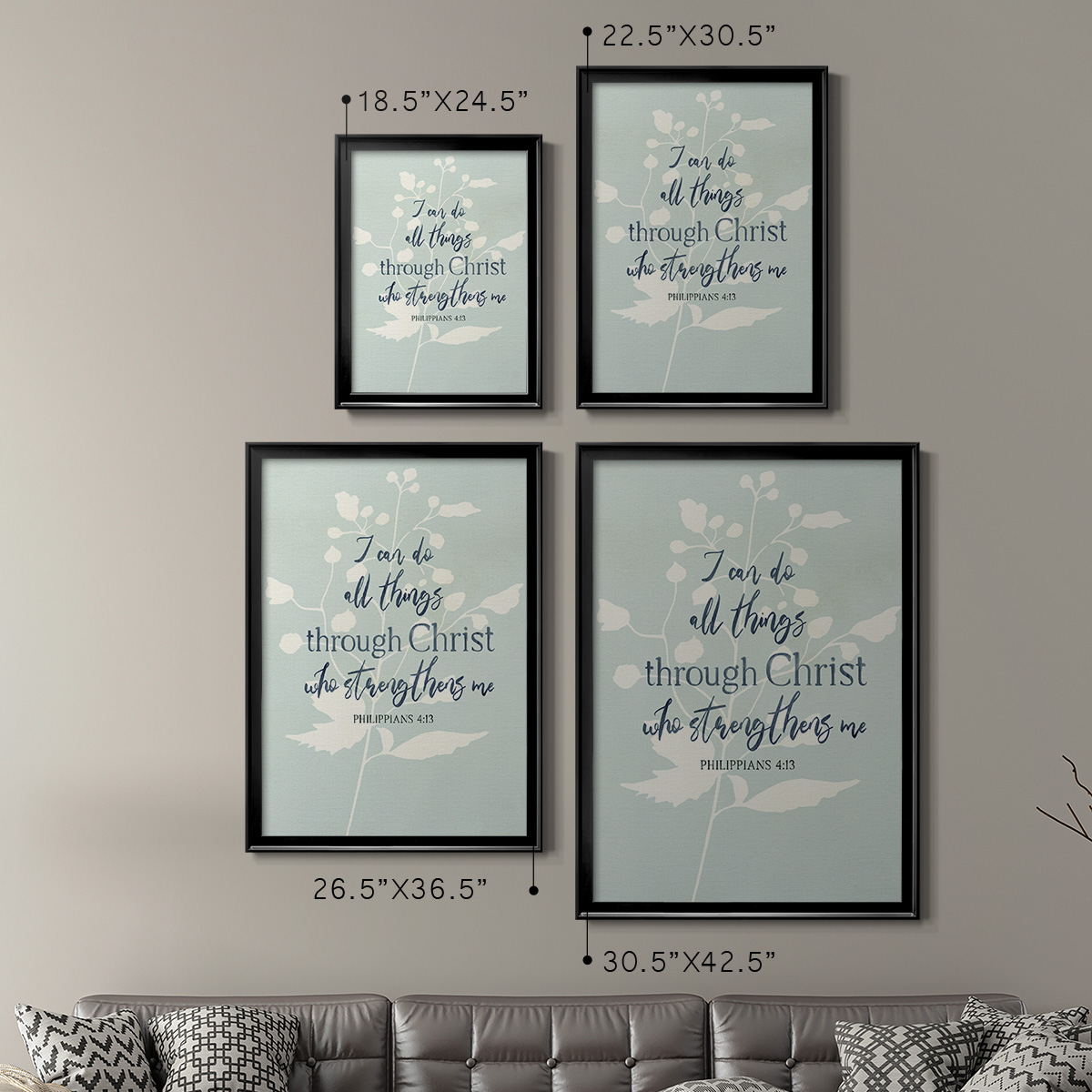 I Can Do All Things Premium Classic Framed Print - Ready to Hang