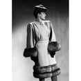 thumbnail image 2 of Luxurious Fur Trimmed Dress Of 1945 History (24 x 36), 2 of 2