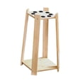 thumbnail image 2 of Siruishop Pool Cue Rack Professional Billiards Accessories Wooden Freestanding 8 Holes, 2 of 8